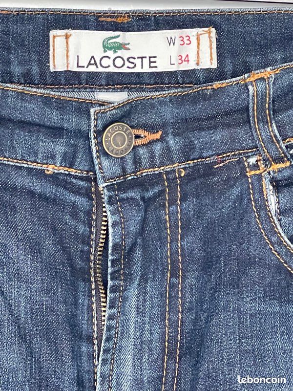 Jeans LACOSTE Taille 42 Vêtements