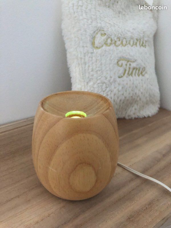 Diffuseur / Support En Bois Pour Huiles Essentielles - Dimensions 10x12,5 Cm - Pour Table De Chevet, Décoration