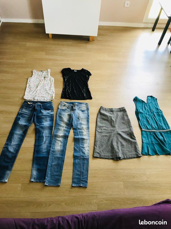 Lot 6 vêtements 14 ans ou taille 34 (image 1)