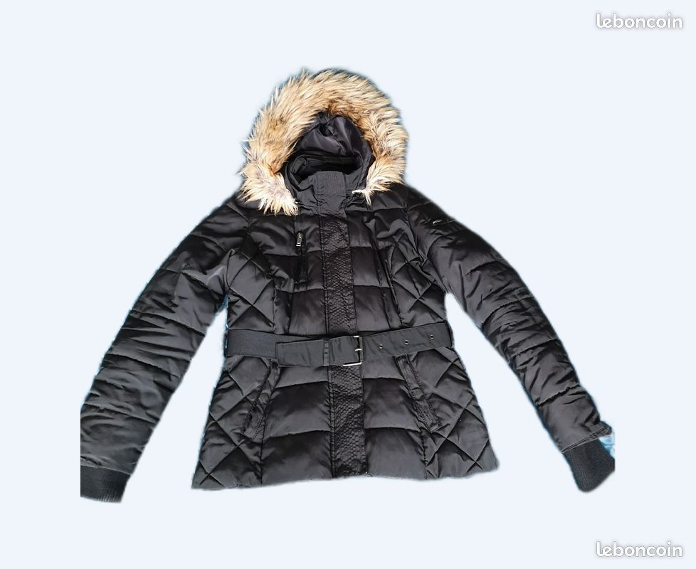 Veste Manteau Noir Jennyfer Manteau Noir Jennyfer Taille M Vêtements