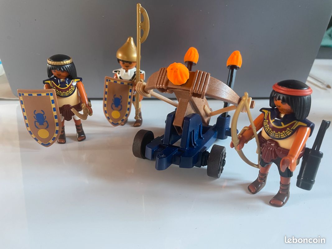 Playmobil 5388 History Soldats du pharaon avec baliste egyptien antiquité romain (image 1)