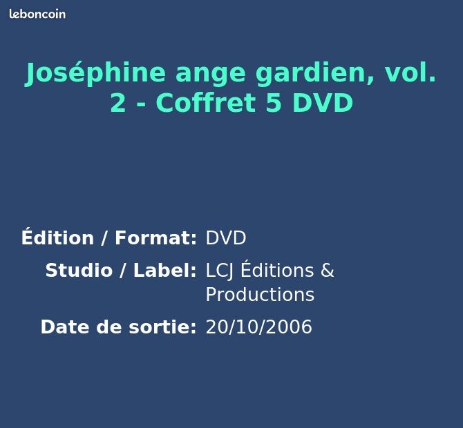 Joséphine ange gardien, vol. 2 - Coffret 5 DVD (image 2)