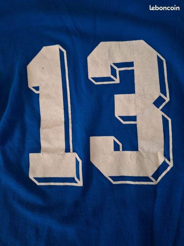 Maillot De Volleyball EQUIPE DE FRANCE Vintage Années 70 - Taille M Homme, Bleu, Marque VENTEX, Occasion