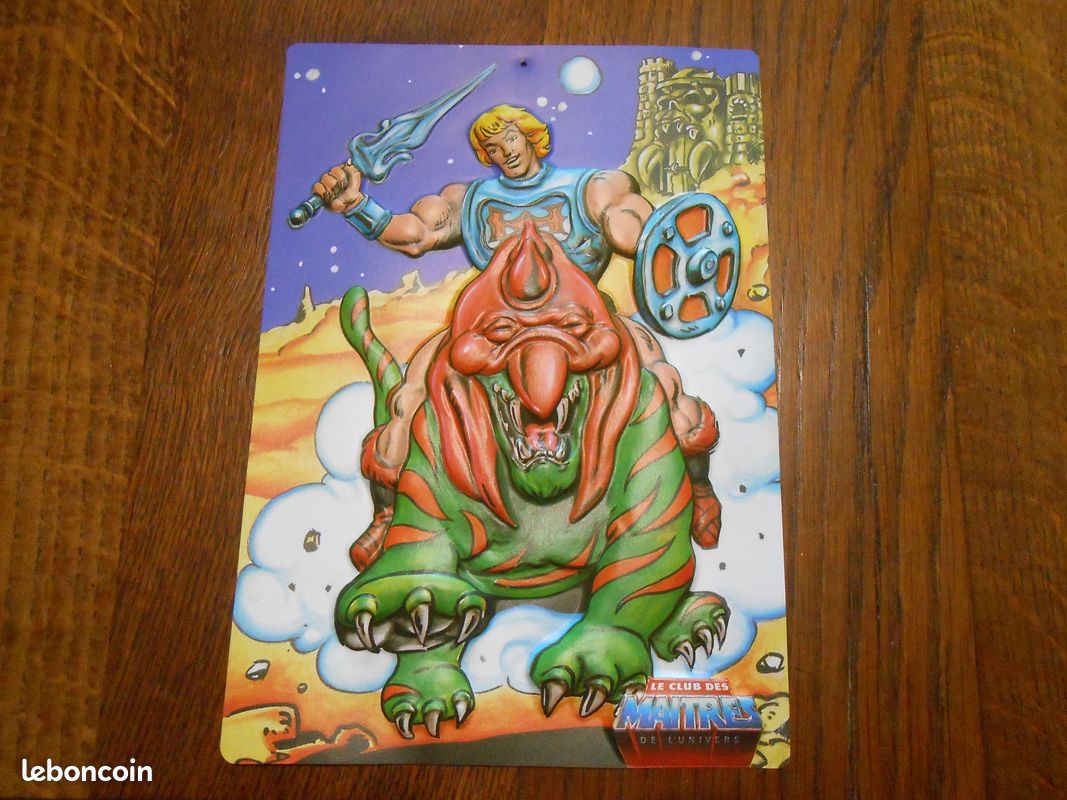 Autocollants Relief MOTU – Club Maîtres De L'Univers – France Musclor Mattel 80