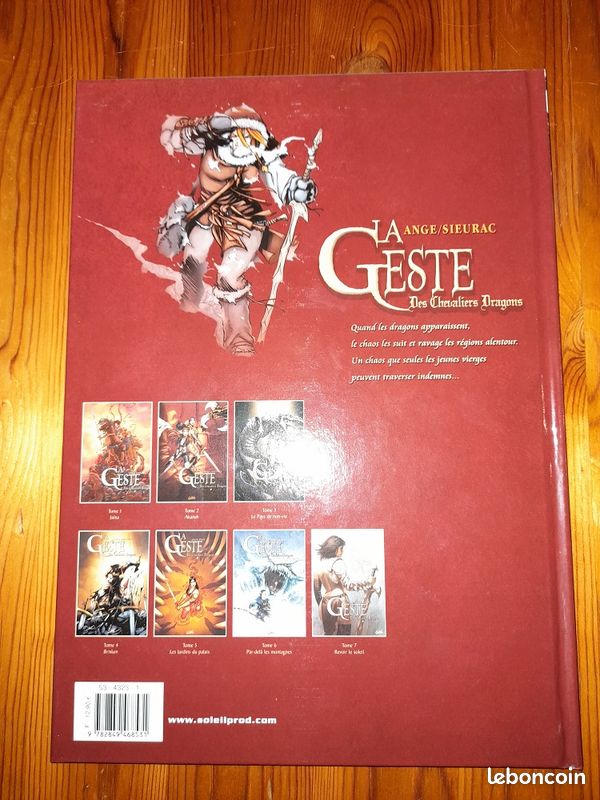 BD La Geste des Chevaliers Dragons T1 à 4 et T6 (image 3)