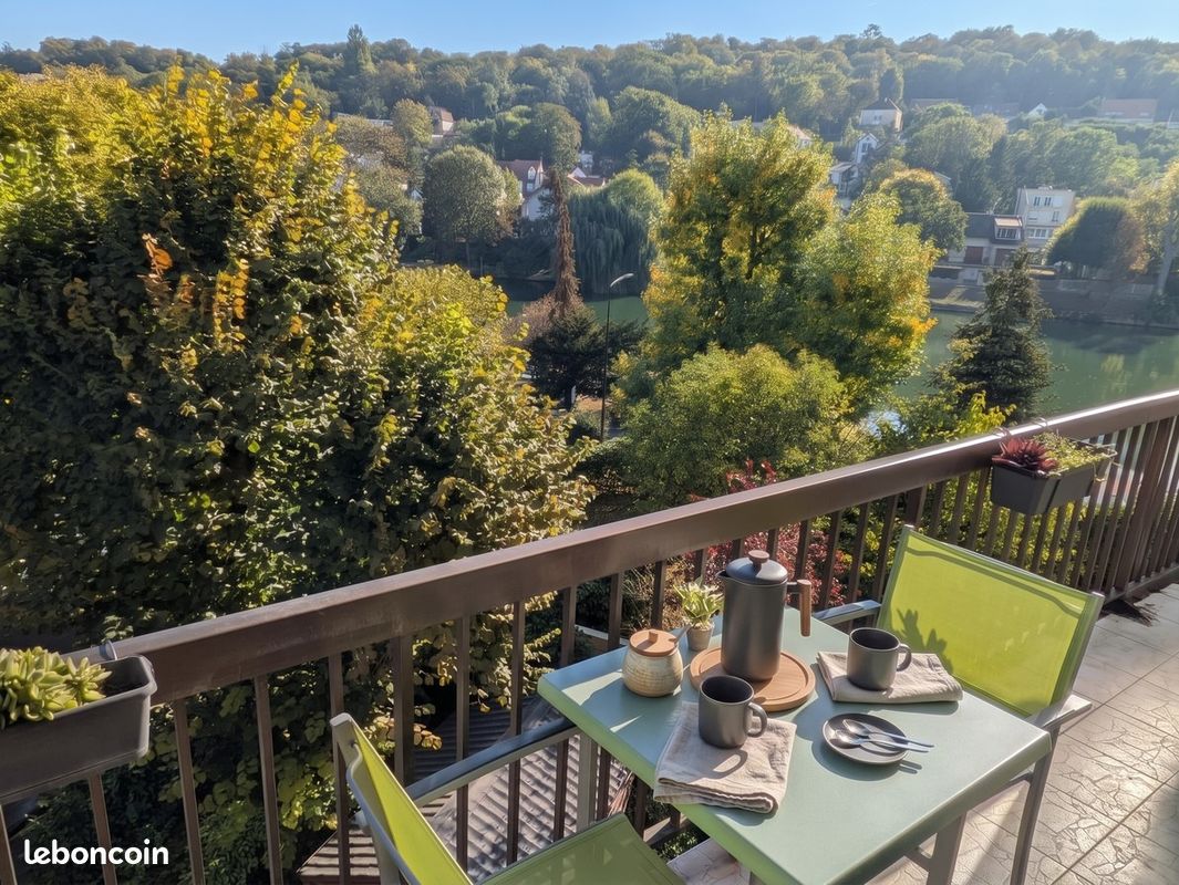 Appartement 3 pièces, clair et calme au dernier étage, rénové et climatisé, avec balcon et vue Marne sans vis-à-vis (image 1)