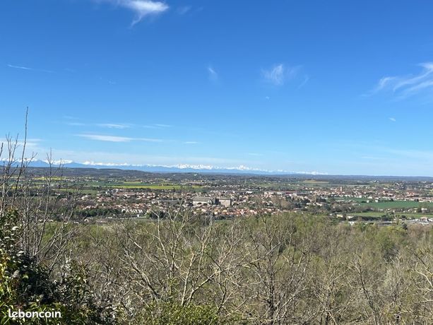 Terrain de 2000 m2 Vue Pyrénées