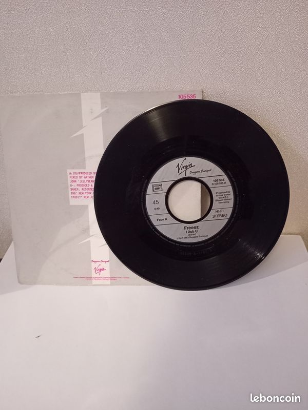Vinyle 45 t freeez l'o'u (image 2)