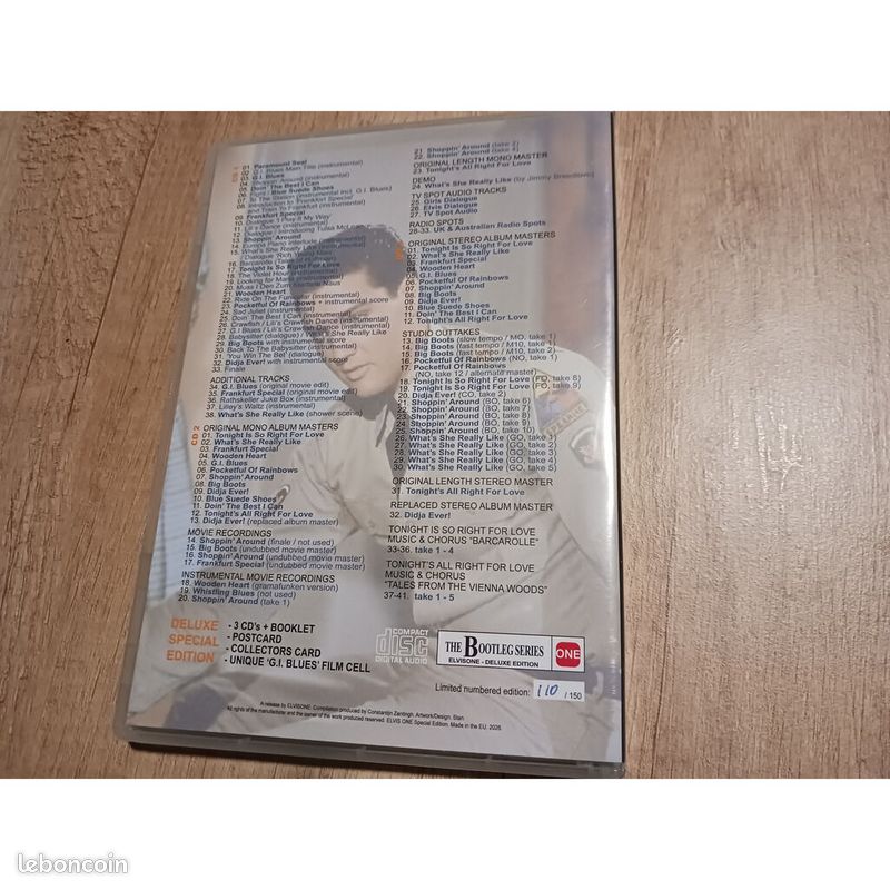 Hal wallis presents elvis presley in gi blues 3 cd set + 4 bonus  112 outtakes et autres inédits (image 2)