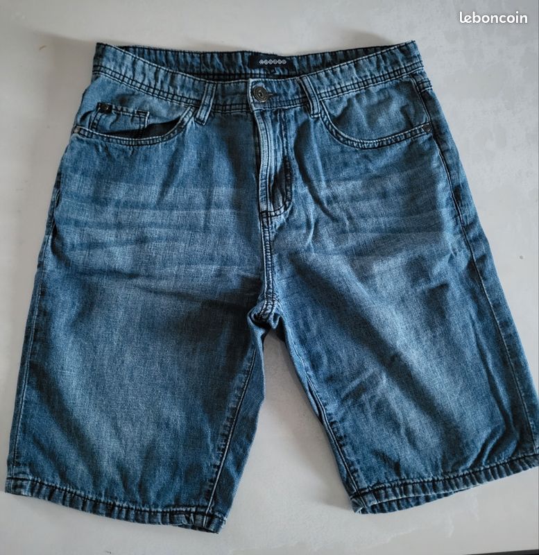 Bonobo Short Vert Homme Short Jean Bonobo BONOBO Jeans