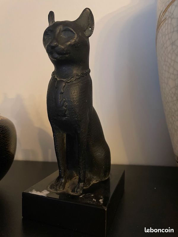 Lot 2 reproductions Égypte pharaon et chat Bastet Louvres (image 6)