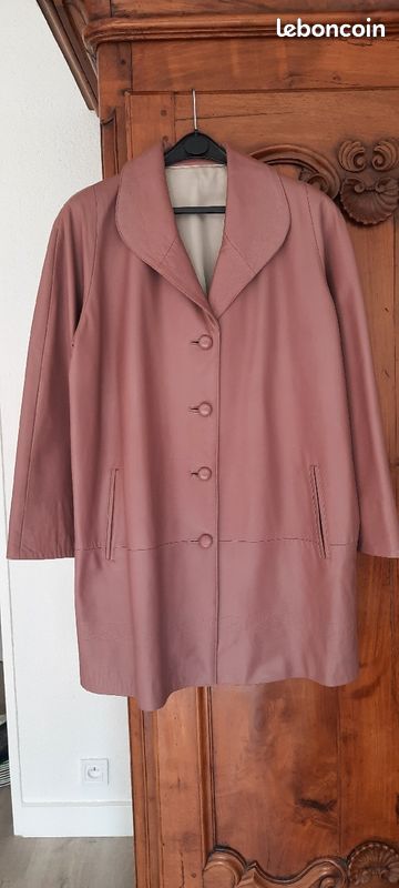 Manteau cuir vintage tbe (image 1)