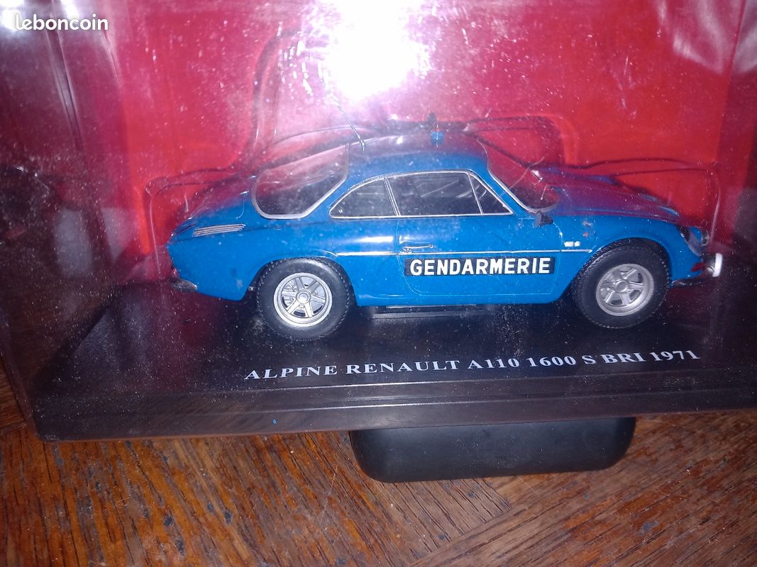 Alpine Renault A110 1600 S BRI 1971 Gendarmerie 1/24 Hachette - Collection