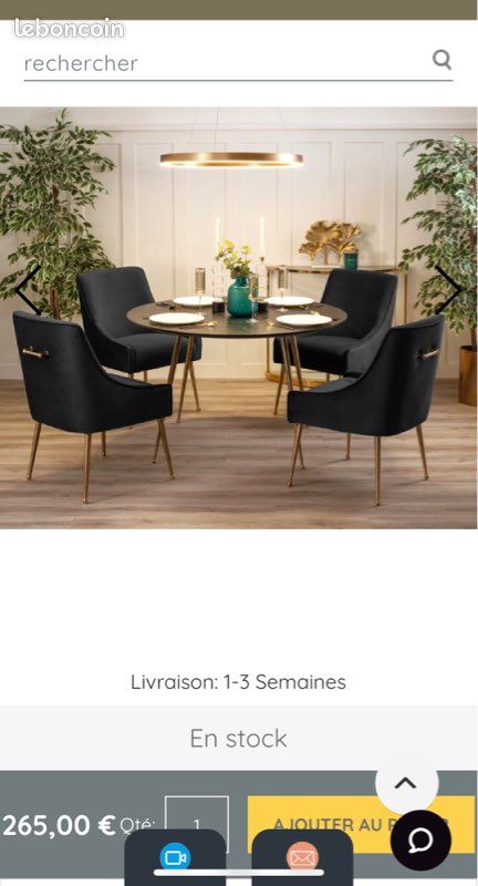 Chaise fauteuil neuve (image 2)