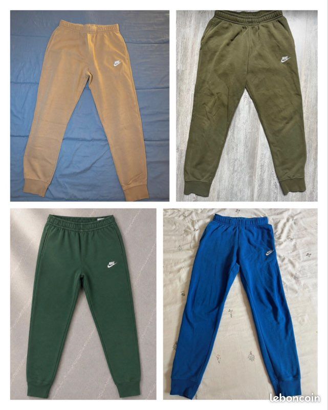 Lot 4 pantalons/bas de survêtement/jogging NIKE taille S (image 3)