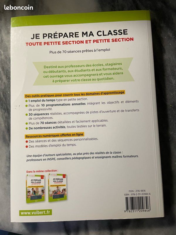 Je prépare ma classe toute petite section et petite section - vuibert (image 2)
