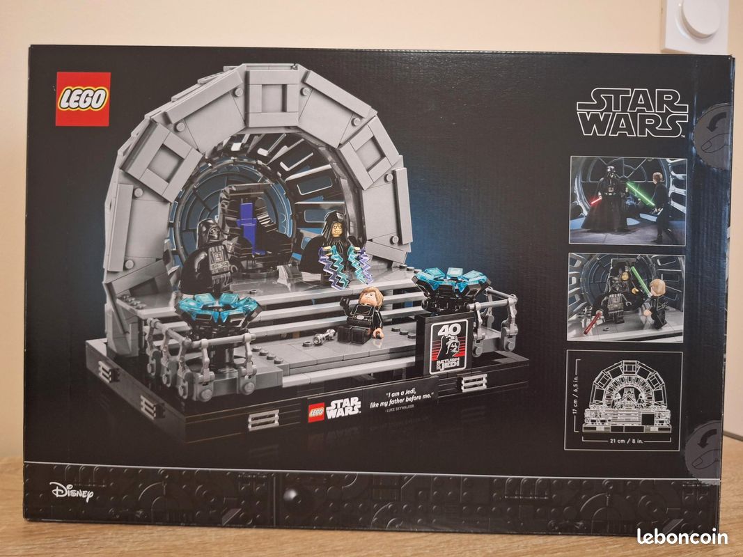 Lego Star wars : Diorama Salle du Trône (Emperor's throne room) (image 2)