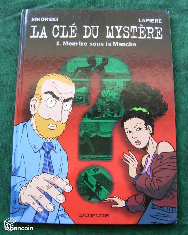 BD: LA CLE DU MYSTERE n°1 Meutre sous la manche (image 1)