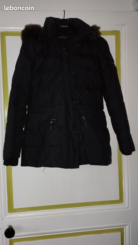 Doudoune Noire Femme de Marque Ralph Lauren Taille XS Parfait