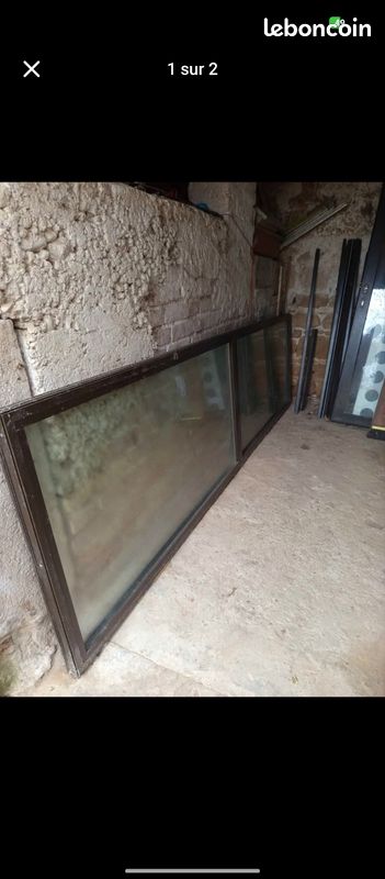 Baie aluminium double vitrage différentes tailles (image 8)