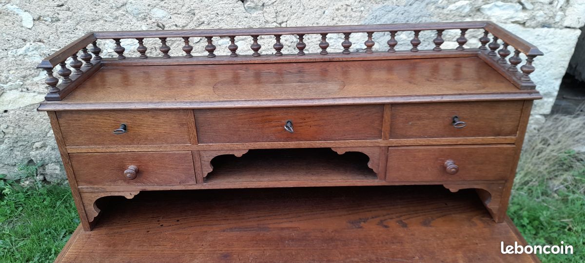 Bureau 1900 chêne (image 3)