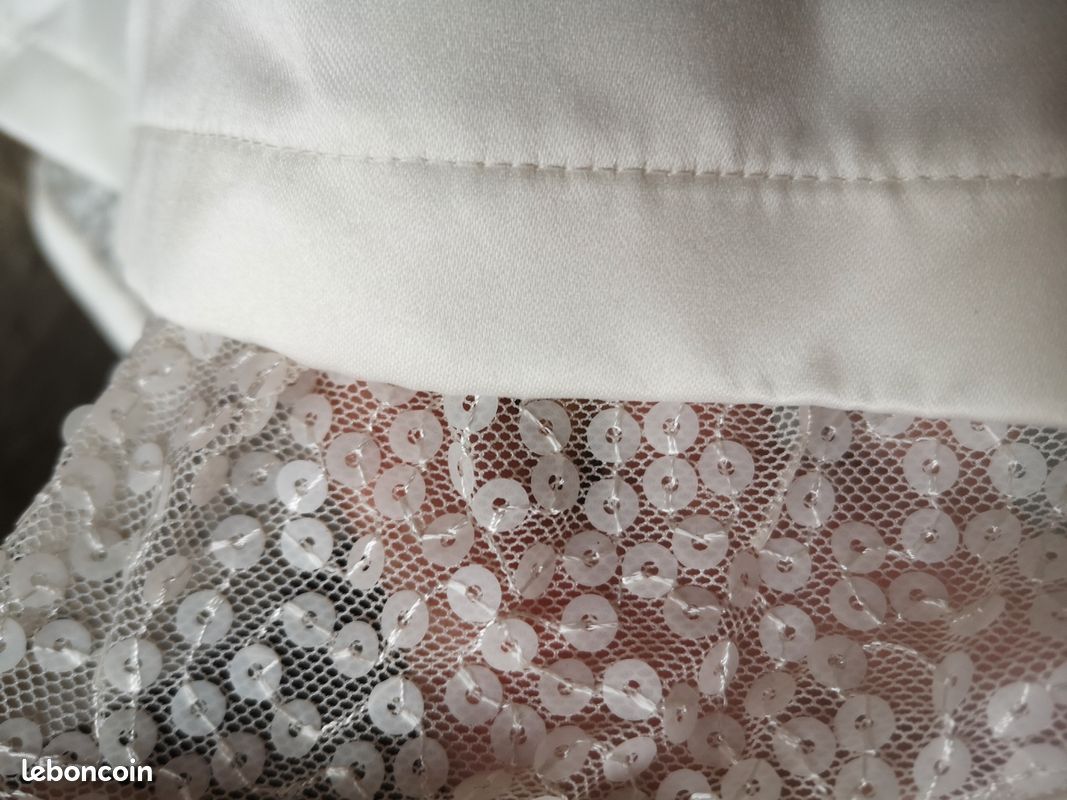 Robe mariée bustier sequins (image 14)