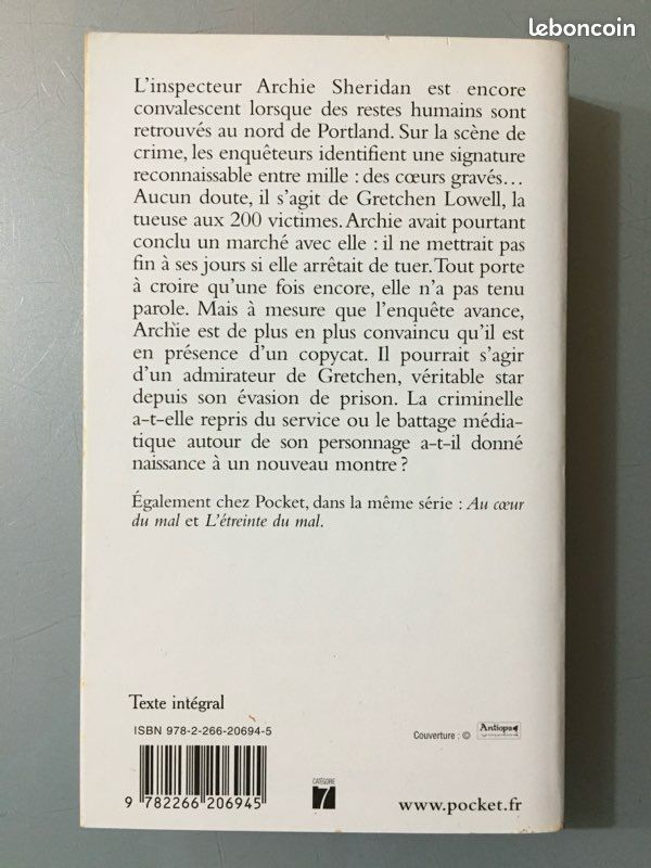 Trilogie Au coeur du mal & L’étreinte du mal & Les héritiers du mal - Chelsea Cain (image 12)