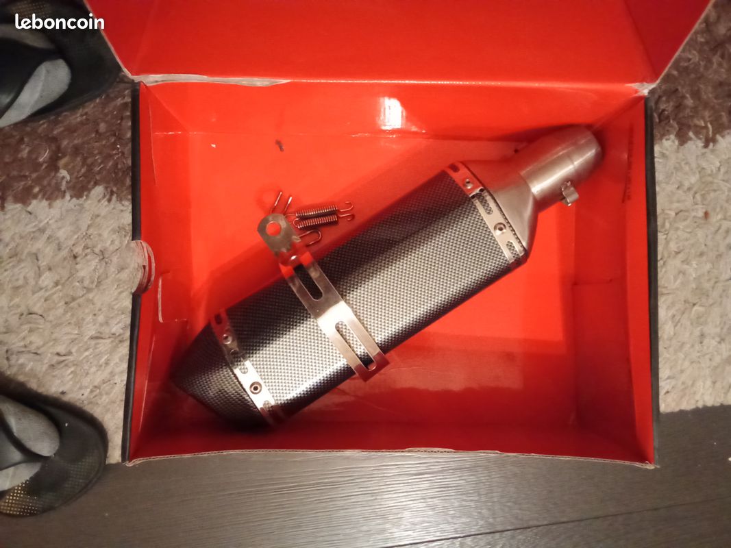 Tube Échappement Moto Universel 36mm 51mm - Silencieux Slip On Aluminium Acier, Son Puissant