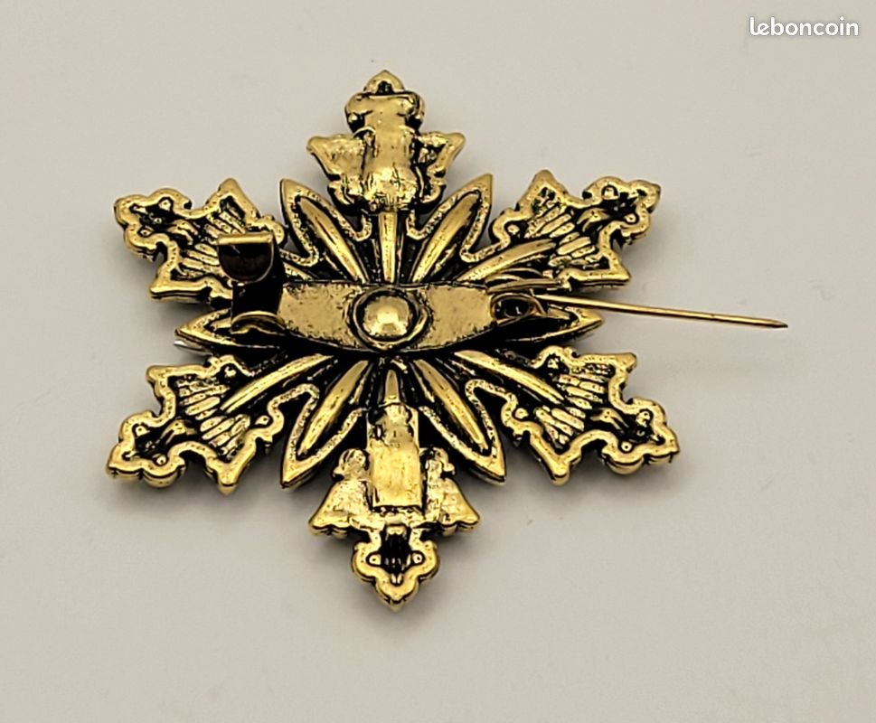 Lot De 4 Broches En Alliage - Symboles Étoile, Faucille & Marteau - Accessoires Déco Pour Vêtements, Sacs & Vestes