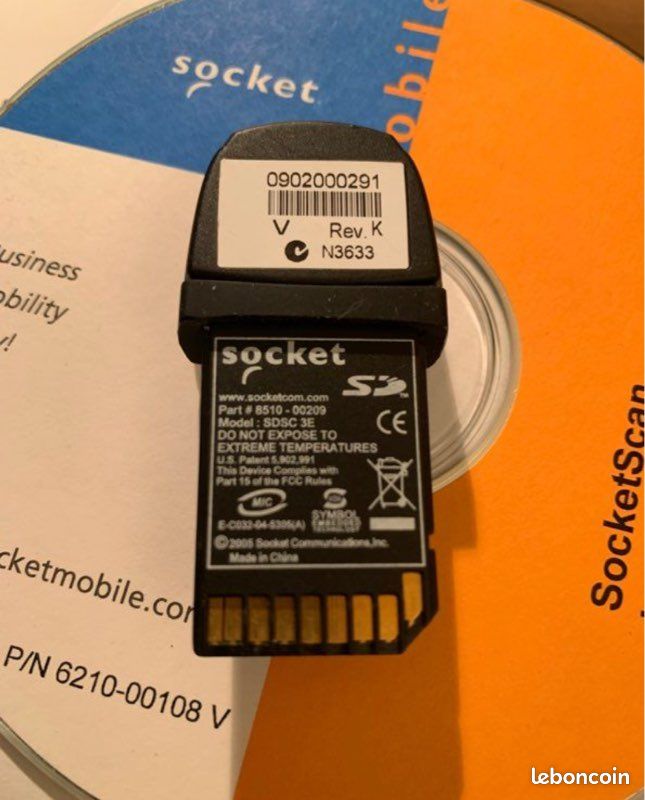 Socket sd scan card sdsc 3e code barre (image 1)