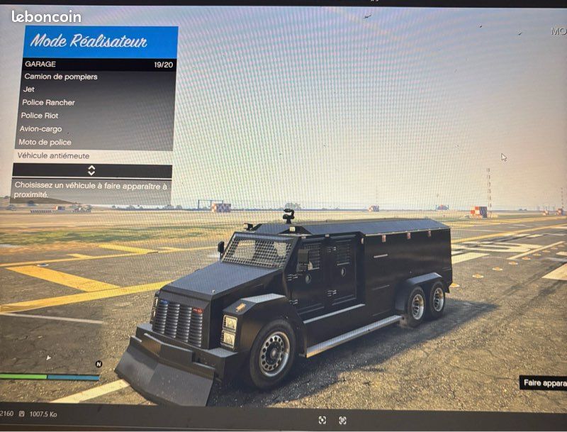 PLV Publicitaire GTA V (Grand Theft Auto 5) Double Face - Bon état