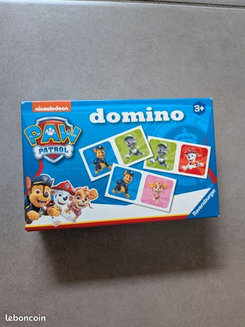 Ravensburger Domino Pat Patrouille - Jeu de Mémoire pour Enfant dès 3 Ans - Jeu Éducatif Observation et Association - 28 Dominos Personnages - 20739