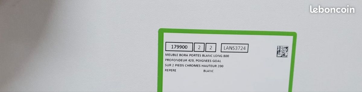 Meuble salle de bain+ plan vasque (image 2)