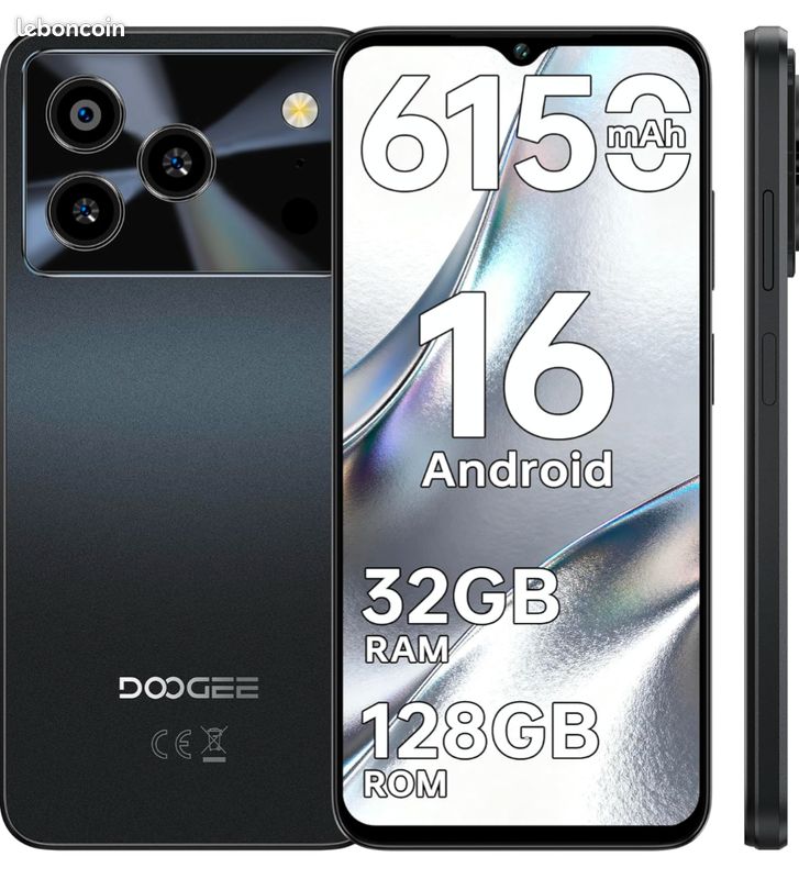 Téléphone DOOGEE Note 56 Pro Noir (Jamais utilisé) + 🎁 Accessoires 🎁 (image 2)