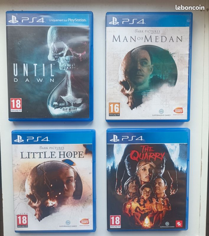 Jeu Until Dawn Edition Steelbook VF - PS4/PS5 - Très Bon état