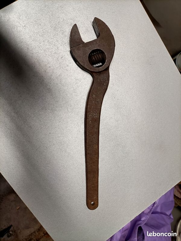 Clé À Molette Vintage Superslim 5/16 1/4 Avec 5/8 BSF B4