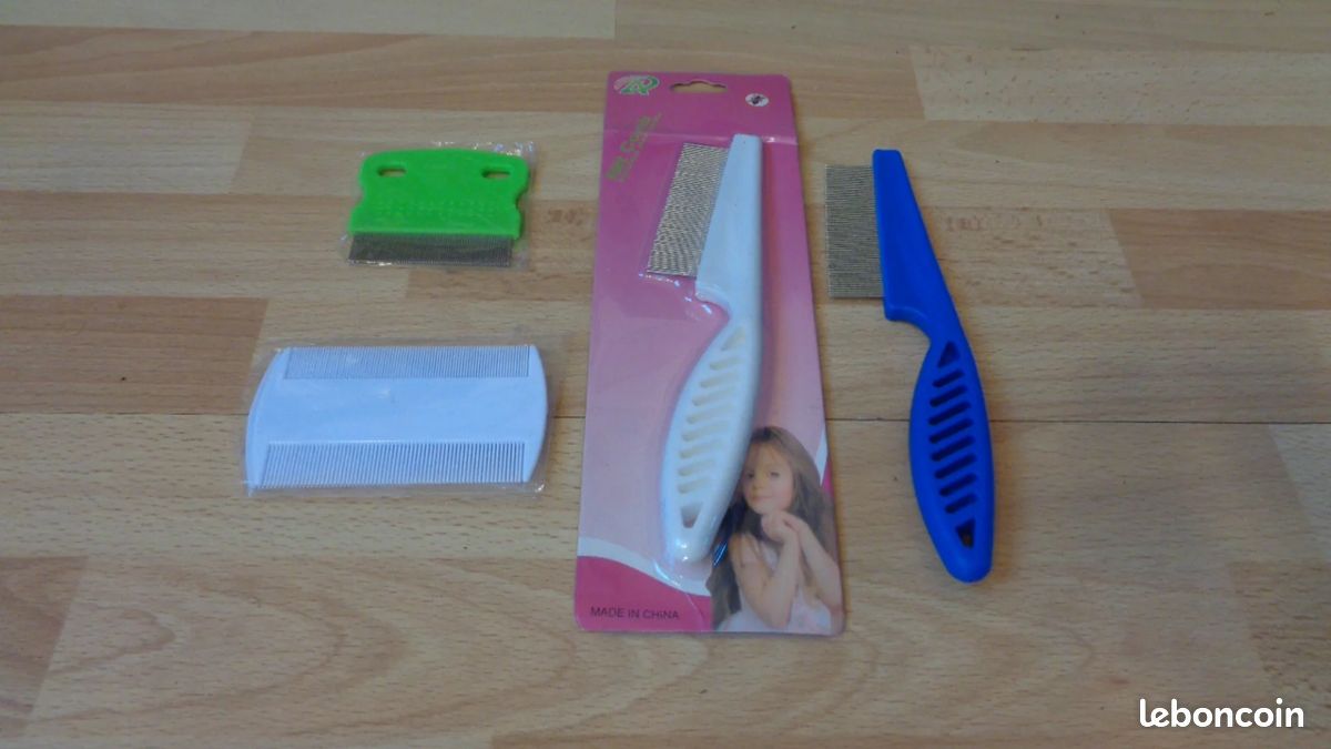 Lot de Peignes anti poux et lentes pour cheveux (image 9)