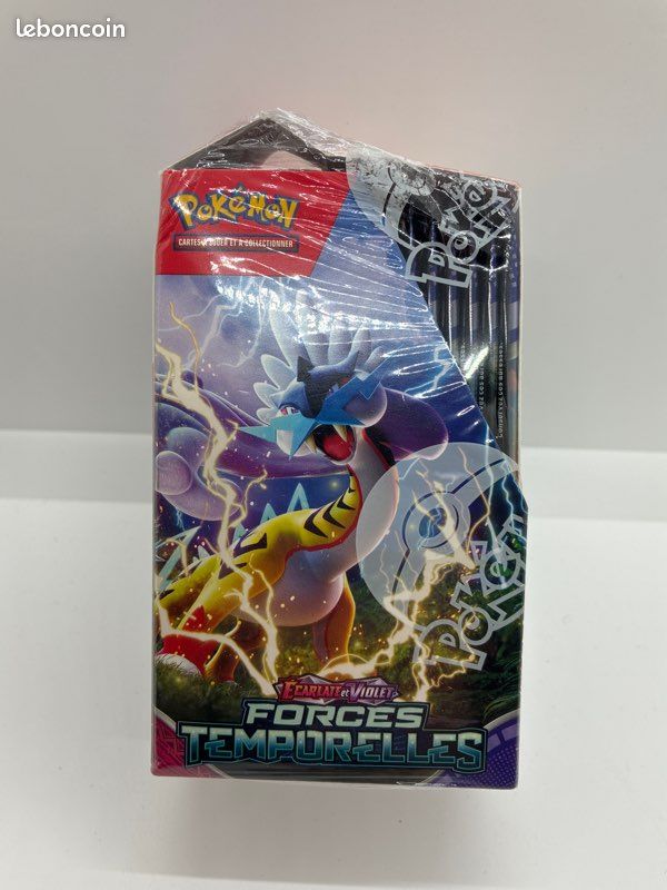 Demi display scellé de 18 booster cartes Pokémon ev5 forces temporelles (image 4)
