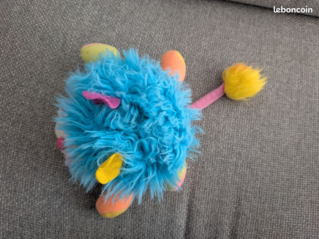 Peluche Popples – Chien Série Z'animaux – Mattel Vintage Rare – Occasion