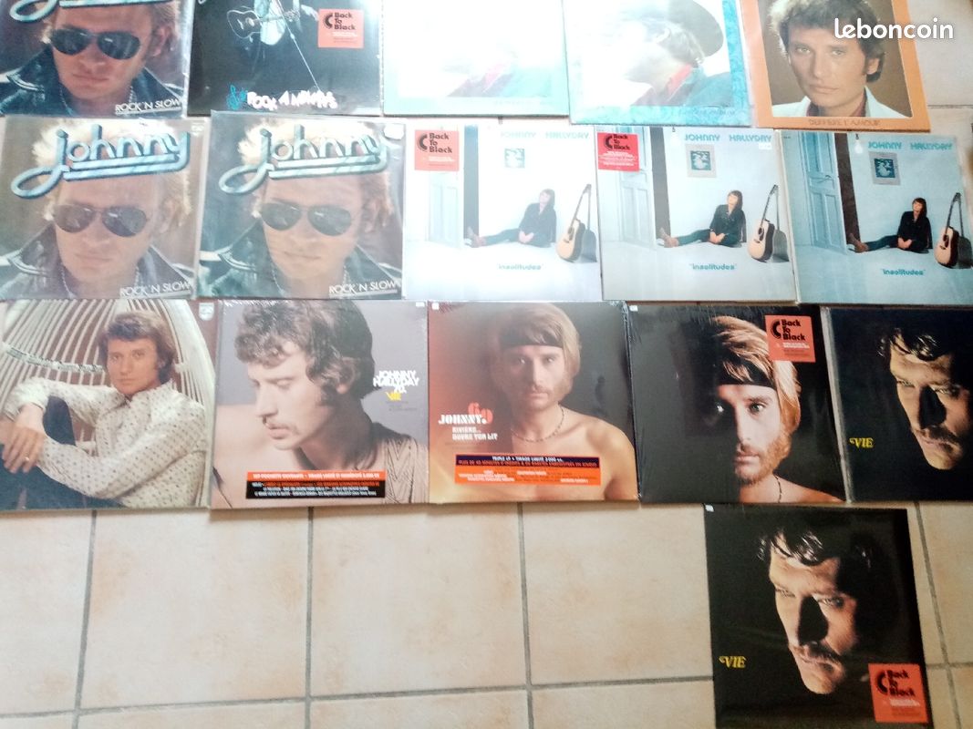 Nombreux disques vinyles johnny hallyday (image 3)