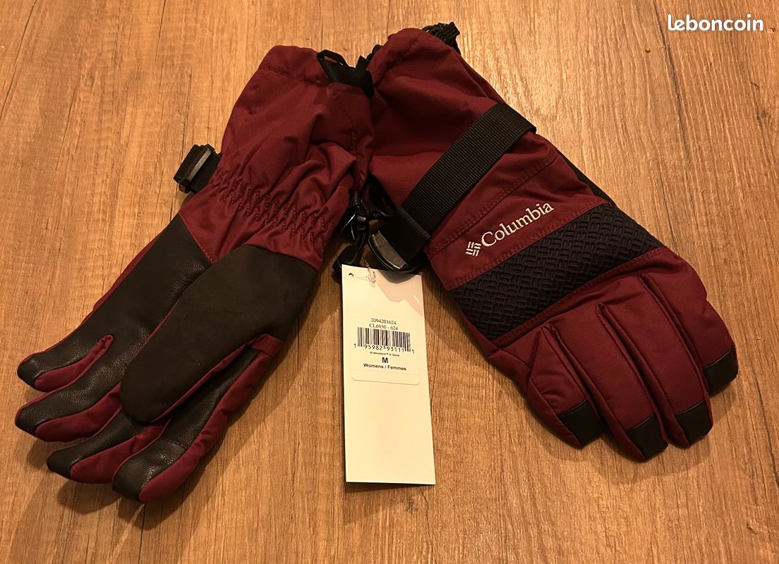 Gants D'Hiver Columbia Pour Femme - Polaire 100% Polyester - Chauffants Et Confortables