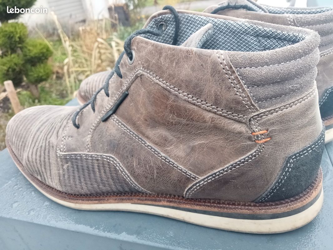 BULLBOXER (PRIX AU TOP), Superbes Chaussures ...de ville "habillées" pointure 45... Greige pour ...vous (image 4)