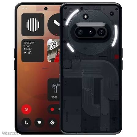 Nothing Phone 3a 12GB / 256 Giga Noir Europeen Etat Neuf - Facture et Garanti 1 An (image 1)