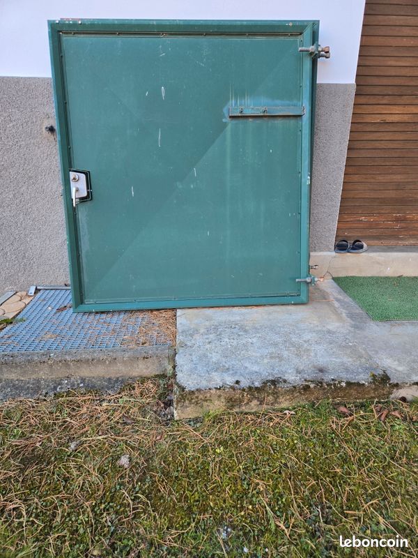 Portail double ventaux en fer et bois (image 1)