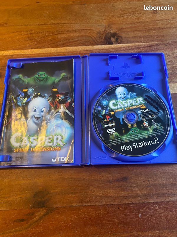 Jeu PS2 Casper Spirit Dimensions - Version Complète (boîte + Notice), Bon état