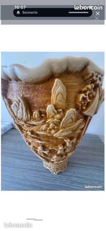 Ancien grand vase asiatique (image 6)