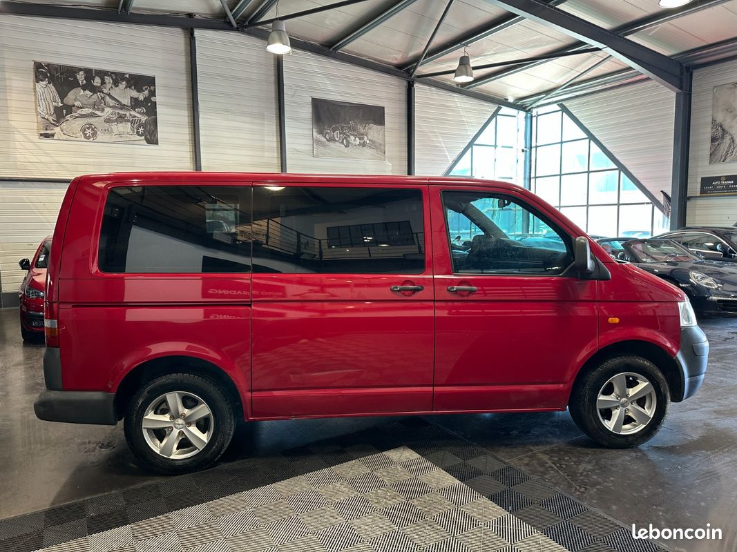 VOLKSWAGEN TRANSPORTER CHASSIS DBLE CAB DC 2.5 TDI 130 LONG 9 places - attelage - rien a prevoir (image 3)