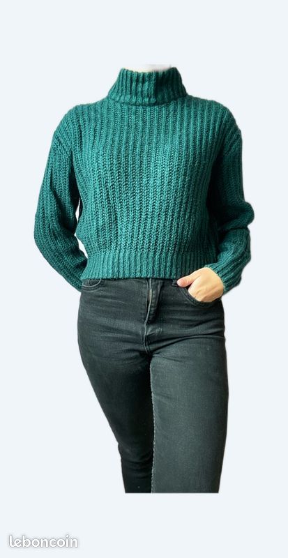 Roule Vert Pull Femme Vert Sapin Pull Col Roulé Vert Sapin H&M
