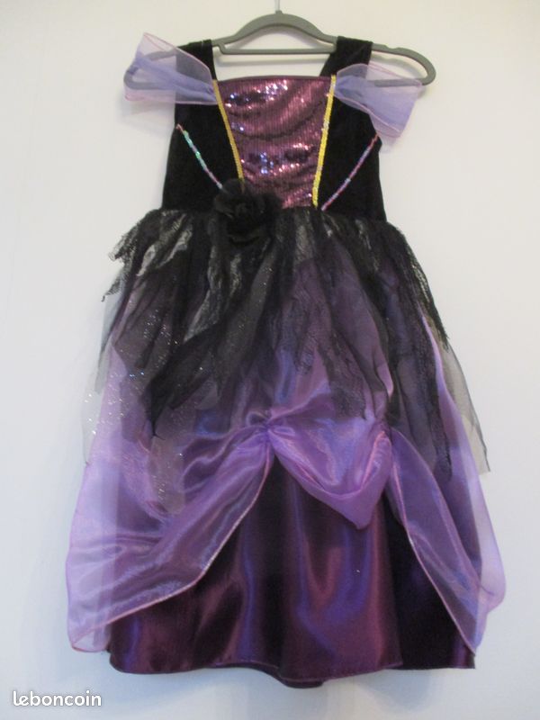Adorable déguisement d'Halloween de sorcière taille 7/8 ans de marque anglaise TU (image 2)