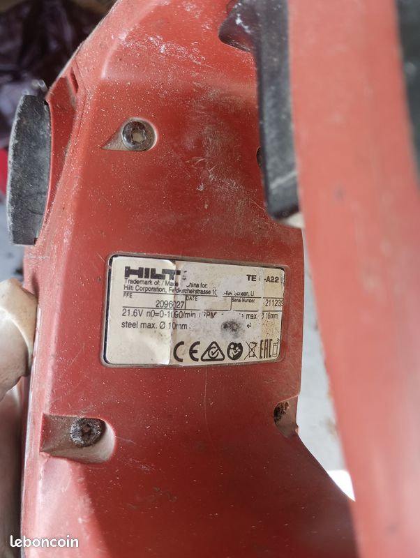 Perforateur Hilti TE4A (image 3)